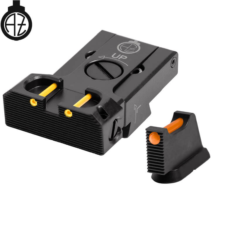 CZ 75B, CZ P-01, CZ 75 SP-01 verstellbare Visierung mit Fiberoptik | Typ B Zendl