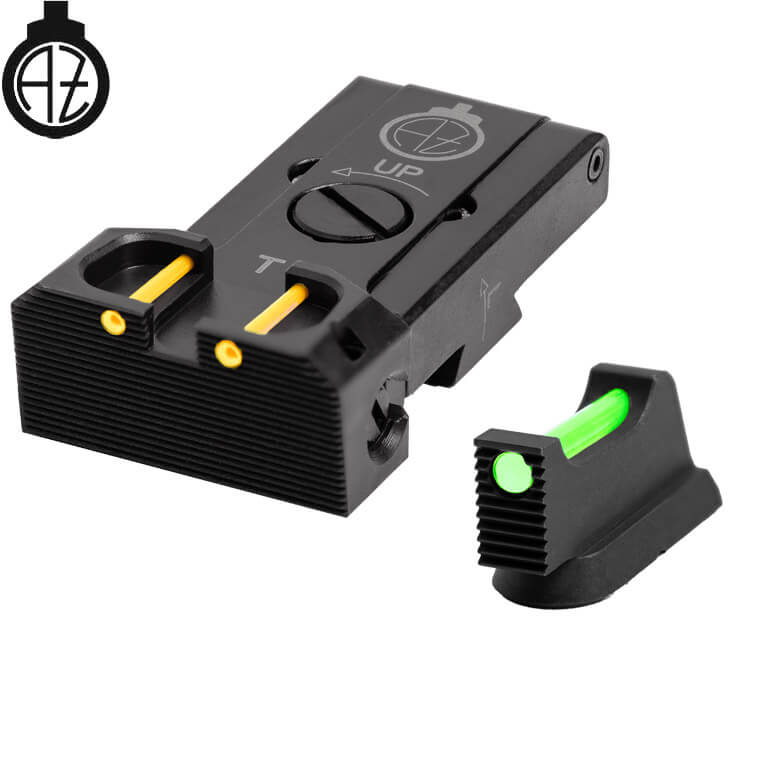 CZ TS 2, CZ TS 1 & CZ Shadow 2 Target verstellbare Visierung mit Fiberoptik | Typ B