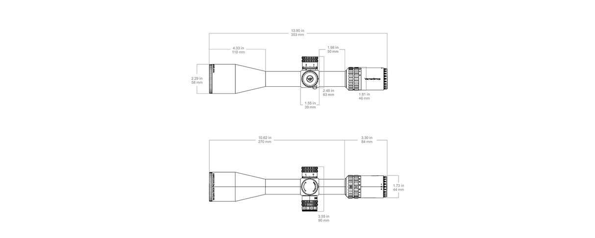 Vector Optics Orion Pro Max 6-24x50 MIL HD FFP Zielfernrohr