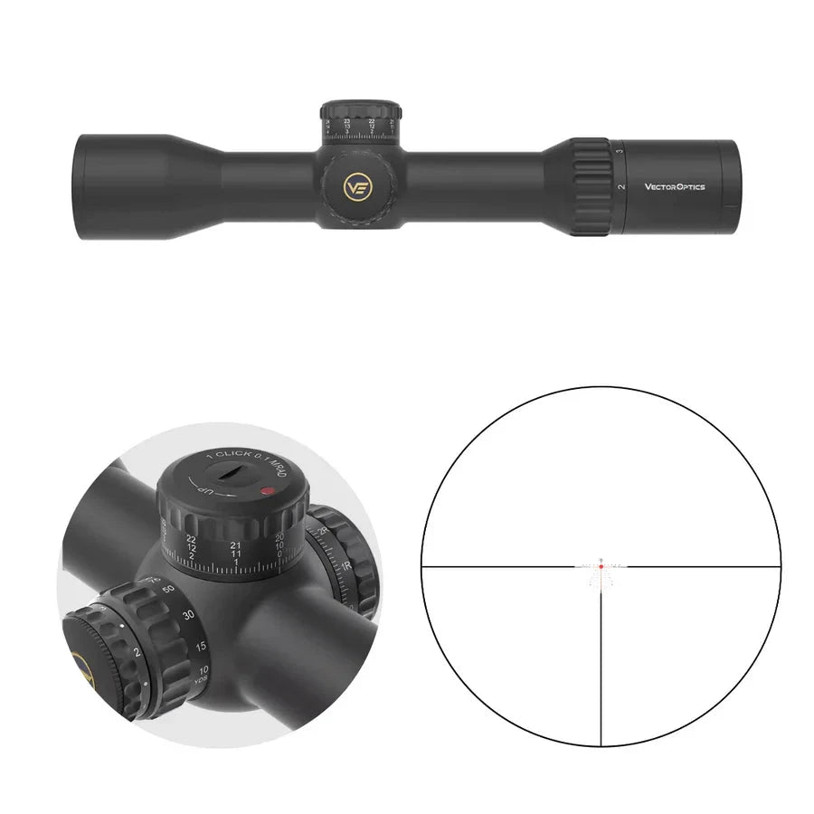 Vector Optics Continental x6 2-12x44 CTR MPVO Zielfernrohr Vector Optics