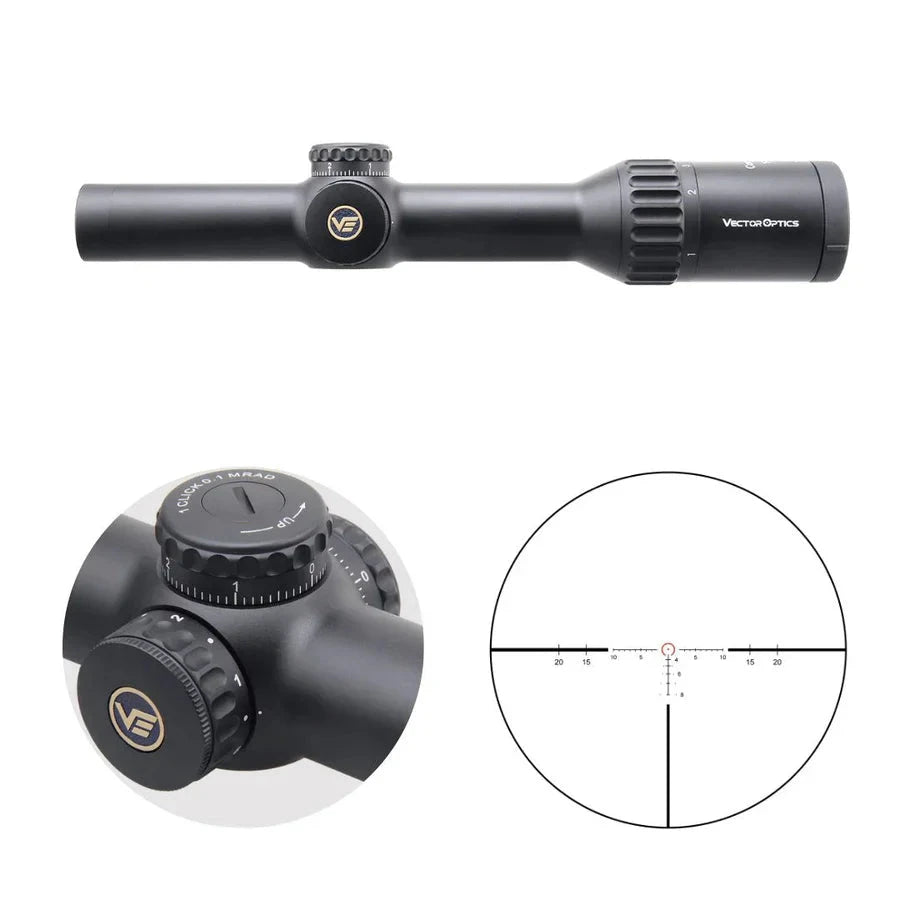 Vector Optics Continental x8 1-8x24 ED Tactical Zielfernrohr Vector Optics