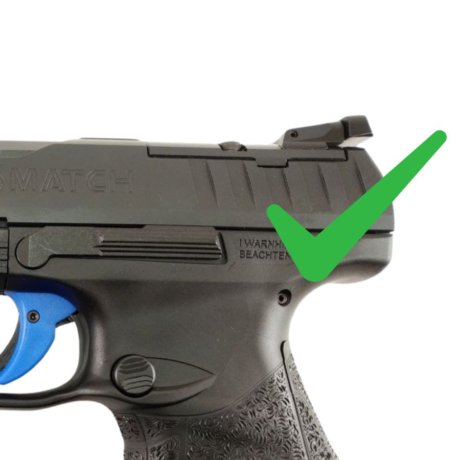 Walther Q4 SF OR & Q5 Match SF Optics Ready Schnitt