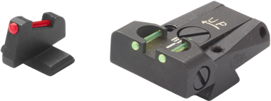 Browning Hi-Power verstellbare Visierung | fiber optic
