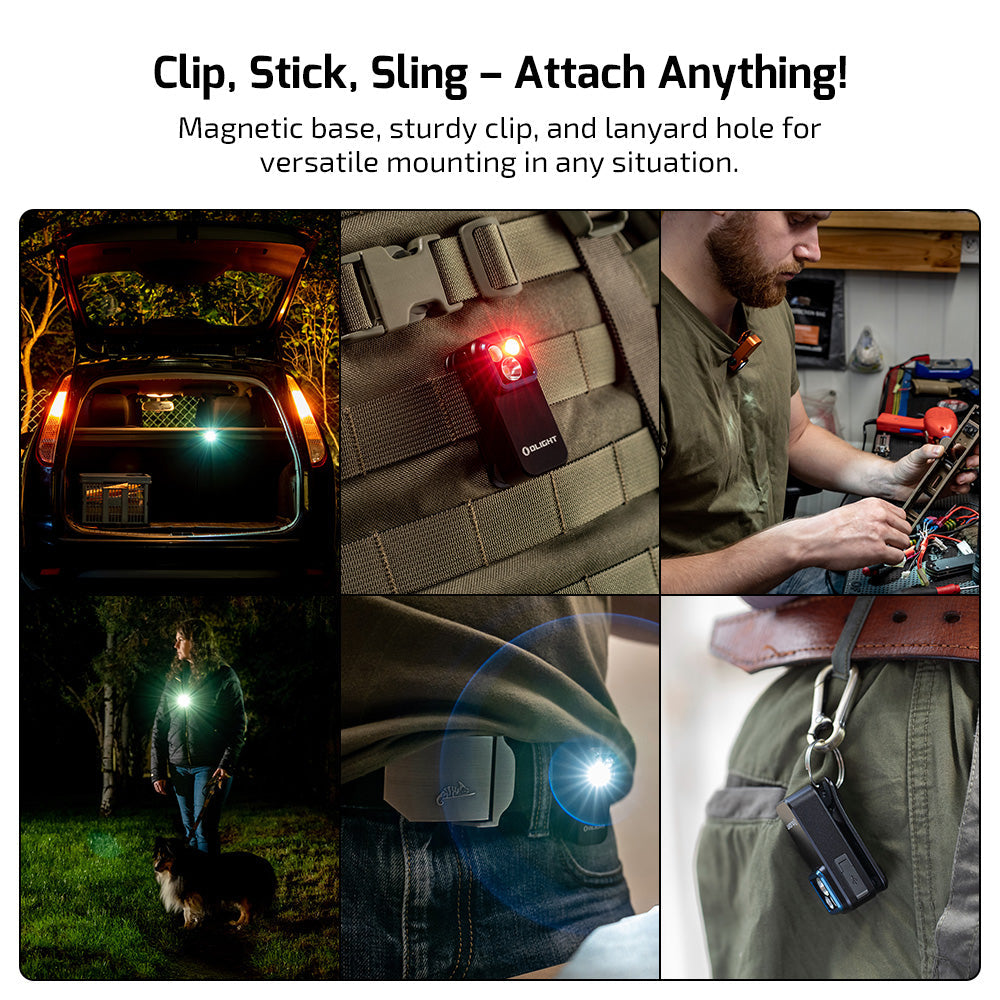 Olight Oclip Pro | multifunktionale Clip-Taschenlampe | 500 lm