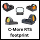 Rotpunktvisiere mit C-More RTS Footprint