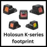 Rotpunktvisiere mit Holosun K-series Footprint