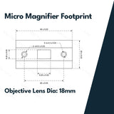 Vector Optics Paragon 3x18 Magnifier Micro 