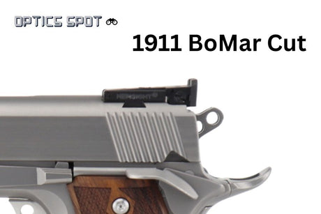 1911 [BoMar Cut] verstellbare Kimme | mit Faseroptik