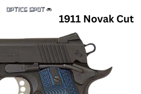 1911 [Novak Cut] verstellbare Kimme | mit Faseroptik