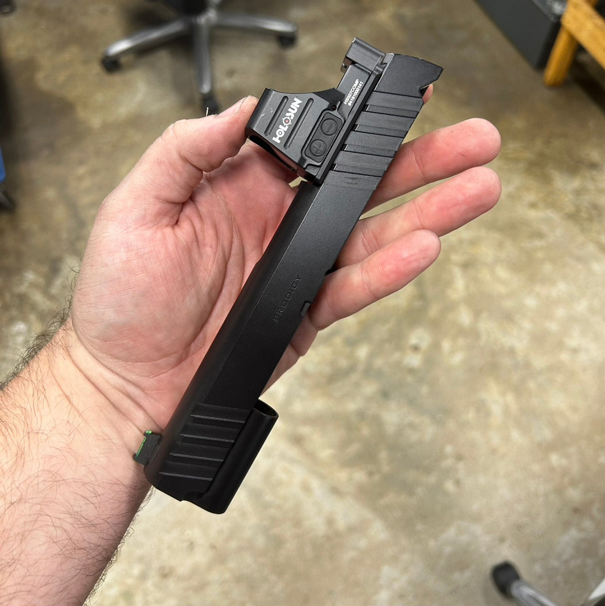 Springfield 1911 DS Prodigy optics ready Platte mit Visiere | Trijicon RMR Fußabdruck 