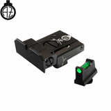 Verstellbare Visierung für Glock [G17 G19 G26 & other] mit Fiberoptik | Typ