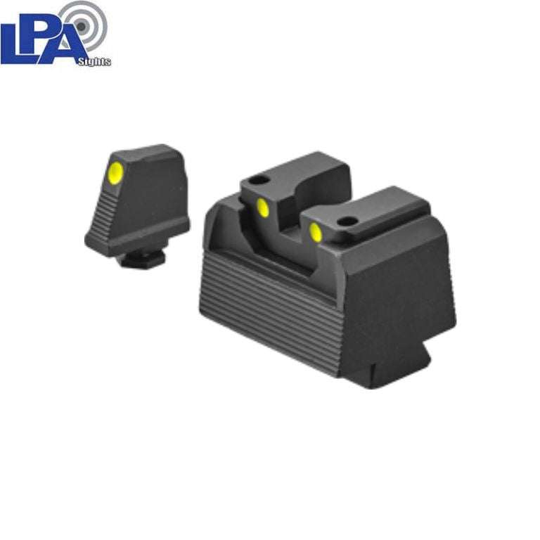 CZ Shadow 2 Carry halbverstellbarer hoher Visierungssatz | mit lumineszierenden Punkten