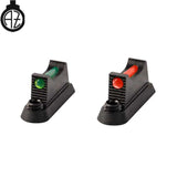 CZ Shadow 2 Orange Korn mit Fiberoptik | 7.5 x 1.5 mm