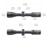 Vector Optics Continental 2-12x50 SFP Zielfernrohr 