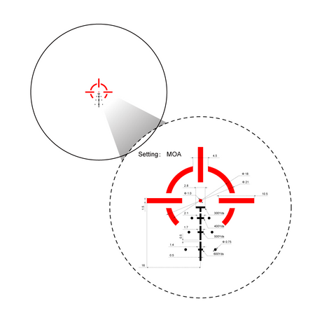 Vector Optics Paragon 4x24 ultra kompaktes Prismen-Zielfernrohr