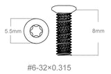 Set Schrauben 3Stk | 6-32x0.315’’ [T10]