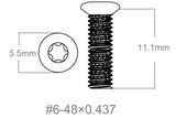 Satz Schrauben 3 Stk. | 6-48x0.437’’ [T10]