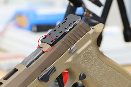 Sig P320-XFIVE [2014 - 2018] Adapterplatte | Typ C [RMR RTS & Docter Footprint]
