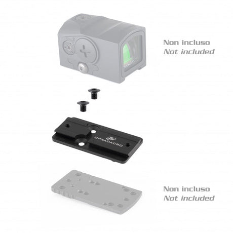 Footprint-Adapter | von Toni System Montagen "Typ A" zu Aimpoint Acro Holosun