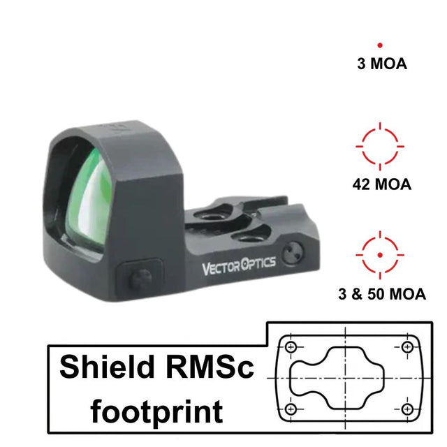 Vector Optics Frenzy-S 1x17x24 MOS Multi Reticle Rotpunktvisier