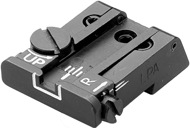 CZ P-10 vollverstellbare Kimme | weiße Linien