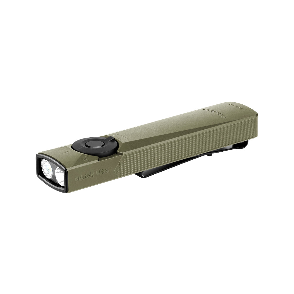 Olight Arkfeld Ultra | flache 3-in-1 EDC Taschenlampe | 1.400 lm - Olive Green