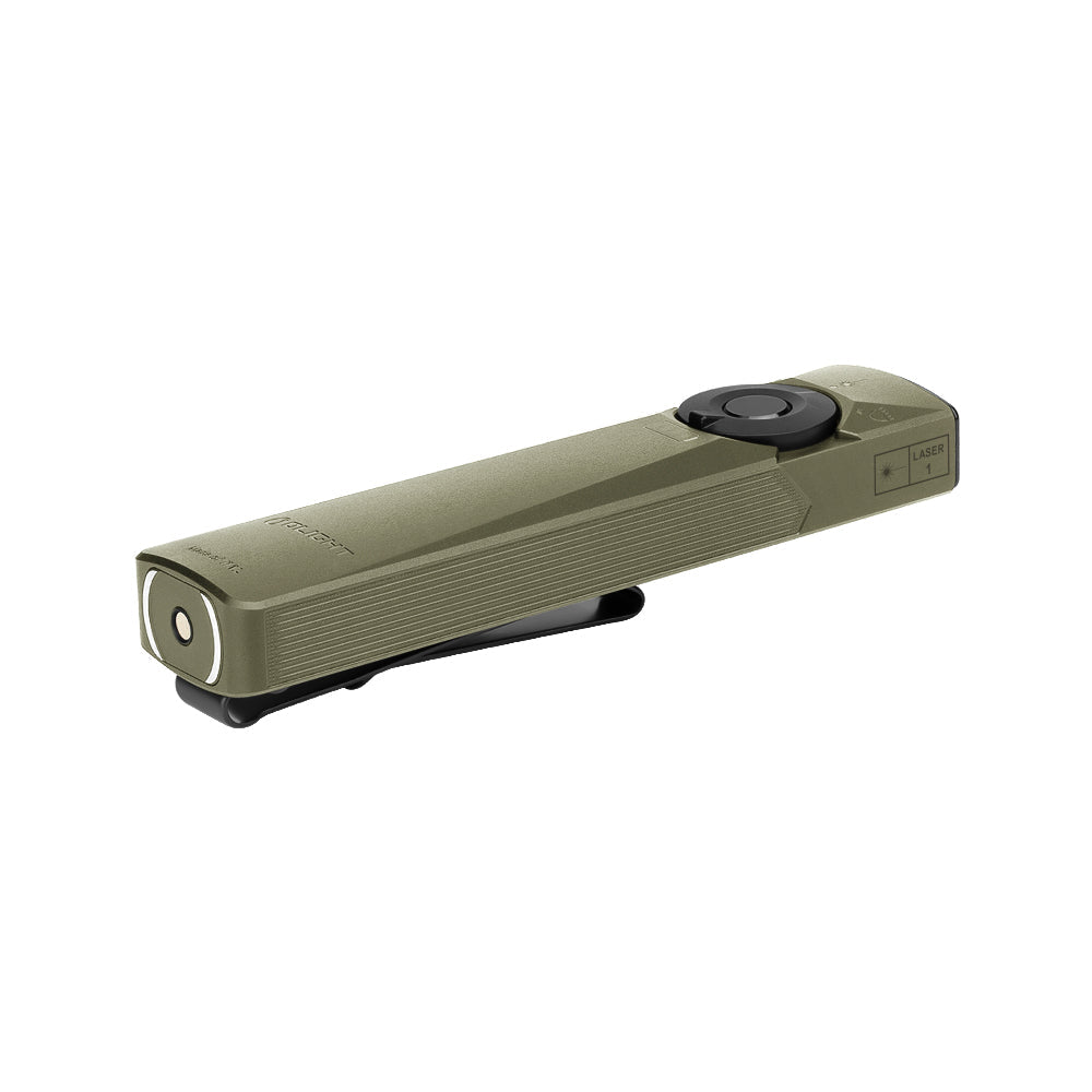 Olight Arkfeld Ultra | flache 3-in-1 EDC Taschenlampe | 1.400 lm - Olive Green