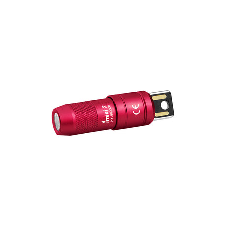 Olight imini 2 | mini wiederaufladbare Schlüsselbund-Taschenlampe | 50 lm - Passion Red
