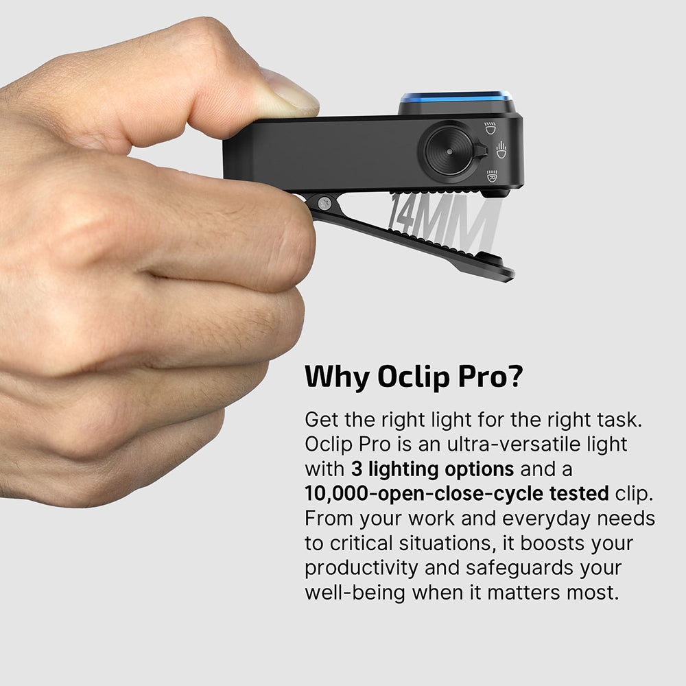 Olight Oclip Pro | multifunktionale Clip-Taschenlampe | 500 lm