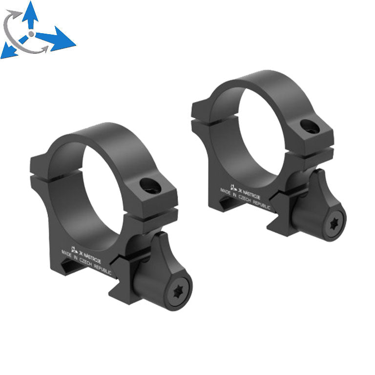 30mm Zielfernrohrmontageringe | Picatinny-Basis mit Hebel