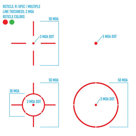 Sightmark Ultra Shot R-Spec Reflex Visier Rotpunktvisier