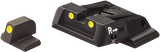 Smith & Wesson M&P verstellbare Visierung | lumineszierende Punkte