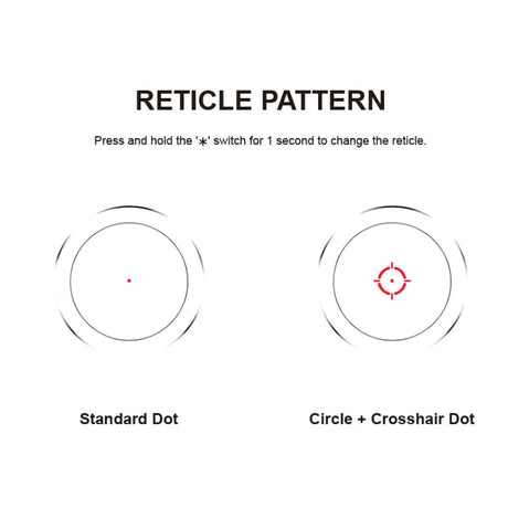 Vector Optics Nautilus 1x30 Scope Double Reticle Rotpunktvisier