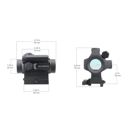 Vector Optics Nautilus 1x30 Scope Double Reticle Rotpunktvisier